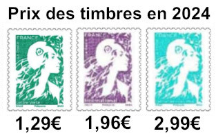 Tarifs postaux 2024 - tarif Poste et colis